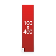 Stickers 100x400 cm