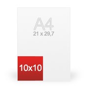 flyer format carré 10x10