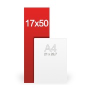 Affiche 17x50 cm